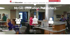 Desktop Screenshot of mcgilleducation.com